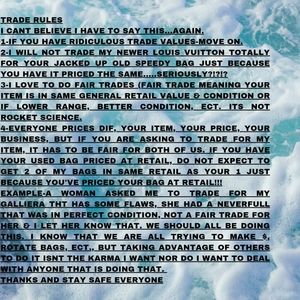 MY TRADE RULES